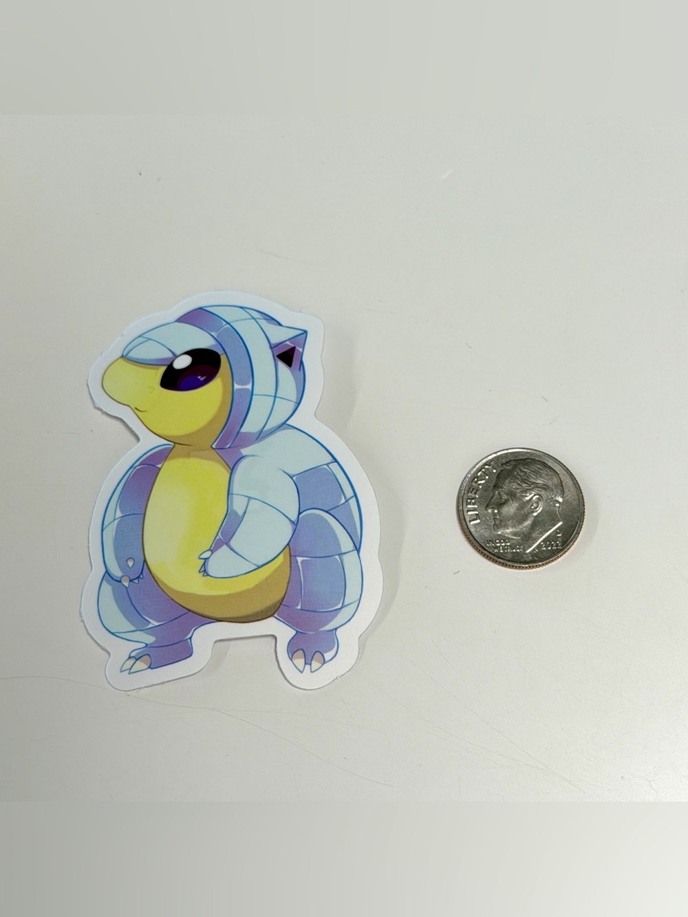 5/$10 Waterproof New Vinyl Sticker Decal Alolan Sandshrew Pokémon